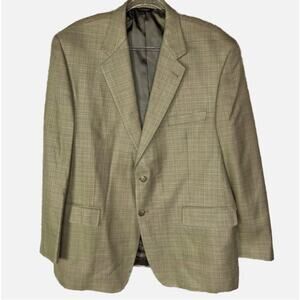 100% Silk Weave Textured Cornsilk Blazer / Sport coat
